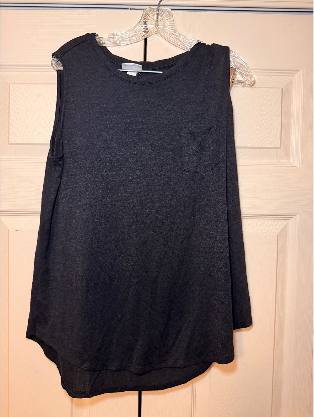 Ava & Viv Women's Black Sleeveless Tank Top Size X